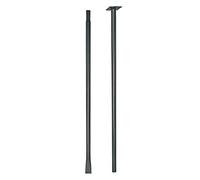 Louis Moulin Mât Fixation dans Le Sol 190 cm - Anthracite - Made in France