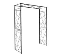 LOUIS MOULIN-Pergola Mandala tube Grand modèle Métal Gris 165x50x198 cm