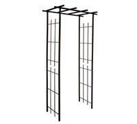 LOUIS MOULIN-Pergola tube carré petit modèle en fer vieilli - 1,9 m de haut