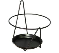 LOUIS MOULIN-Porte pot mural soucoupe gris diamètre 16/18 cm