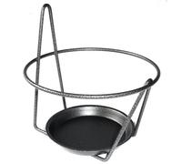Louis Moulin Porte-Pots Soucoupe Mural Anthracite 20-22 cm - Made in France