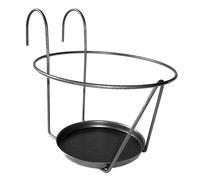LOUIS MOULIN-Porte pot soucoupe avec crochet gris diamètre 25 cm