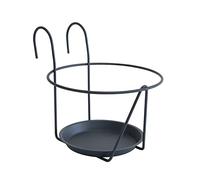 Louis Moulin Porte-Pots Soucoupe Crochet 20-22 cm - Anthracite - Made in France