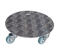 LOUIS MOULIN-Support à roulettes en aluminium rond diamètre 30 cm