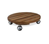 Louis Moulin Roule-Plante Bois Rond 37,5 cm - Naturel - Origine France Garantie