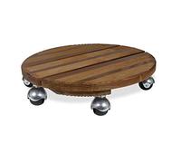 Louis Moulin Roule-Plante Bois Rond 45 cm - Naturel - Origine France Garantie