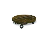 LOUIS MOULIN-Roule-plante rond en bois vert Louis Moulin Basics - diamètre 30 cm