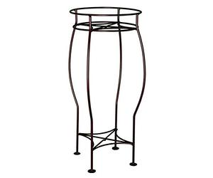 Louis Moulin Sellette Ronde ht 60 pour Pot 26 cm - Fer Vieilli - Made in France