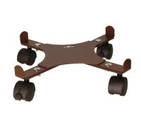 LOUIS MOULIN-Support 4 roulettes extensible fer vieilli 34 à 51 cm