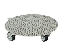 LOUIS MOULIN-Support à roulettes en aluminium rond diamètre 30 cm