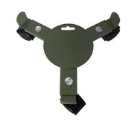 LOUIS MOULIN-Support de pot à 3 roulettes extensible en acier vert kaki Louis Moulin - 27/37 cm