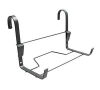 Louis Moulin Support jardinière Crochet Fer Plat Anthracite 35x14 cm