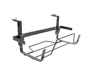 Louis Moulin Support jardinière extensible fer plat gris martelé 44 à 65x18 cm