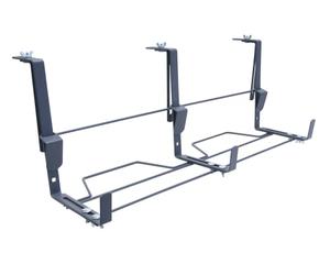 Louis Moulin Support jardinière Fer Plat Ergonomique 60x16 à 26 cm - Anthracite - Made in France