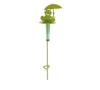 Louis Moulin Support pluviomètre à piquer Grenouille Ht 1,16 m - Vert anis - Made in France
