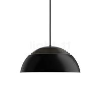 Louis Poulsen AJ Royal Suspension LED ø37 cm - noir - 2.700 K - dimmable variateur de phase Ce luminaire comporte des modules à LED prémontés de classes énergétiques A A++, A+, A