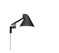 Louis Poulsen Applique murale NJP Noir. bras court. LED. 3000k