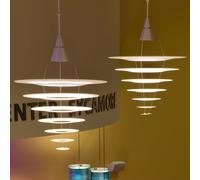 LOUIS POULSEN lampe à suspension ENIGMA (Ø 825 mm - Aluminium verni transparent)