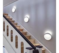 Louis Poulsen Flindt Wall 300 Fassadenleuchte, aluminium gris, 2700K