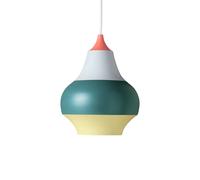 LOUIS POULSEN lampe à suspension CIRQUE (Ø 15 cm / Top rouge - Aluminium)