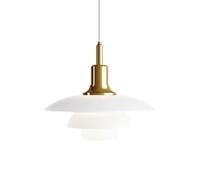 Louis Poulsen PH 3½-3 Glas Pendant Pendelleuchte, laiton