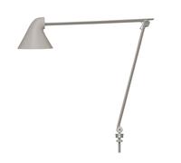 Louis Poulsen NJP Table Pin Schreibtischleuchte, alu gris clair, tige ⌀ 10mm