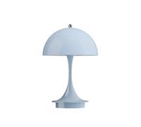 LOUIS POULSEN lampe de table PANTHELLA 160 PORTABLE V3 (Bleu pâle, diffuseur opale - Acrylique)
