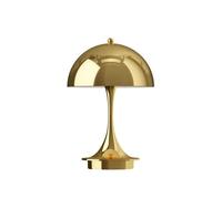 LOUIS POULSEN lampe de table PANTHELLA 160 PORTABLE V3 (Laiton, diffuseur métallique - Acrylique)
