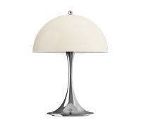 Louis Poulsen Lampe de table Panthella 250 Portable Chrome opal beige