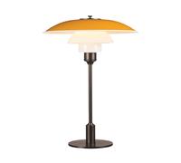 LOUIS POULSEN lampe de table PH 3 1/2 - 2 1/2 (Jaune - Verre opalin souflé et métal)
