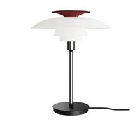 Louis Poulsen Lampe de table PH 80 Verre opalin blanc. chromé