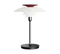 Louis Poulsen Lampe de table portable PH 80 Verre opalin blanc. chromé