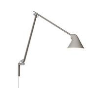 LOUIS POULSEN lampe murale applique NJP avec bras long (Gris clair 2700K - Aluminium)