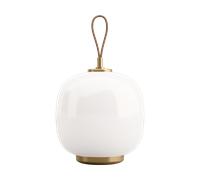 Louis Poulsen Lampe portable VL45 Radiohus Ø17.5 cm Brass-white opal glass