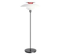 Louis Poulsen Lampadaire PH 80 noir/chromé avec interrupteur