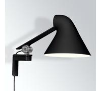 Louis Poulsen Applique murale NJP Wall Short noir 3000K