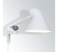 Louis Poulsen NJP Wall Short Wandleuchte, blanc, 3000K