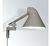 Louis Poulsen NJP Wall Short Wandleuchte, gris clair, 3000K