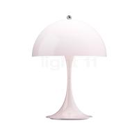 Louis Poulsen Panthella Lampe de table LED rose pâle - 25 cm Ce luminaire comporte des modules à LED prémontés de classes énergétiques A A++, A+, A