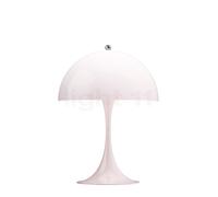 Louis Poulsen Panthella Lampe de table LED rose pâle Ce luminaire comporte des modules à LED prémontés de classes énergétiques A A++, A+, A