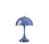 Louis Poulsen Panthella Portable Lampe rechargeable LED abat-jour bleu indigo/pied bleu indigo - 16 cm Ce luminaire comporte des modules à LED prémontés de classes énergétiques A A++, A+, A