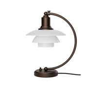 Louis Poulsen - PH 2/2 Luna Lampe de Table Aged Brass/Opale Glass