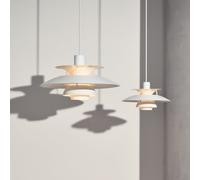 Louis Poulsen Suspension PH 5 Monochrome Blanc H 26,7 cm Ø 50 cm