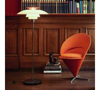 Louis Poulsen PH 80 Floor Stehleuchte, noir/chromé, avec interrupteur