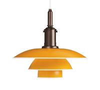 Louis Poulsen Suspension PH 3½-3, E27, Aluminium, Jaune