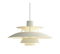 Louis Poulsen Suspension PH 5 Mini Monochrome Pale Pewter H 16,3 cm Ø 30 cm