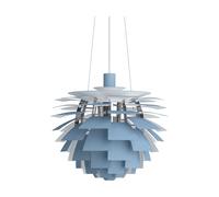 Louis Poulsen Suspension PH Artichoke Ø48cm Dusty blue-high lustre chrome plated