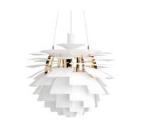 Louis Poulsen Suspension PH Artichoke Ø60cm Soft white-brass metallised