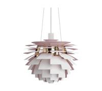 Louis Poulsen Suspension PH Artichoke Anniversary edition Matte white-pale rose Ø48 cm