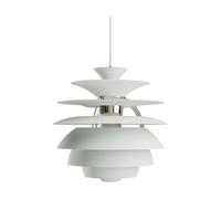 Louis Poulsen Suspension PH Snowball Dusty green-chrome